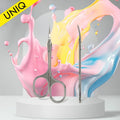 STALEKS PRO UNIQ SQ-30/4 TIJERAS PROFESIONALES CUTÍCULAS ASYMMETRIC