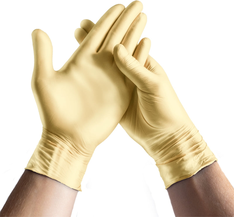 GUANTES NITRILO ESPEON ORO PERLADO TALLA M 100 UDS