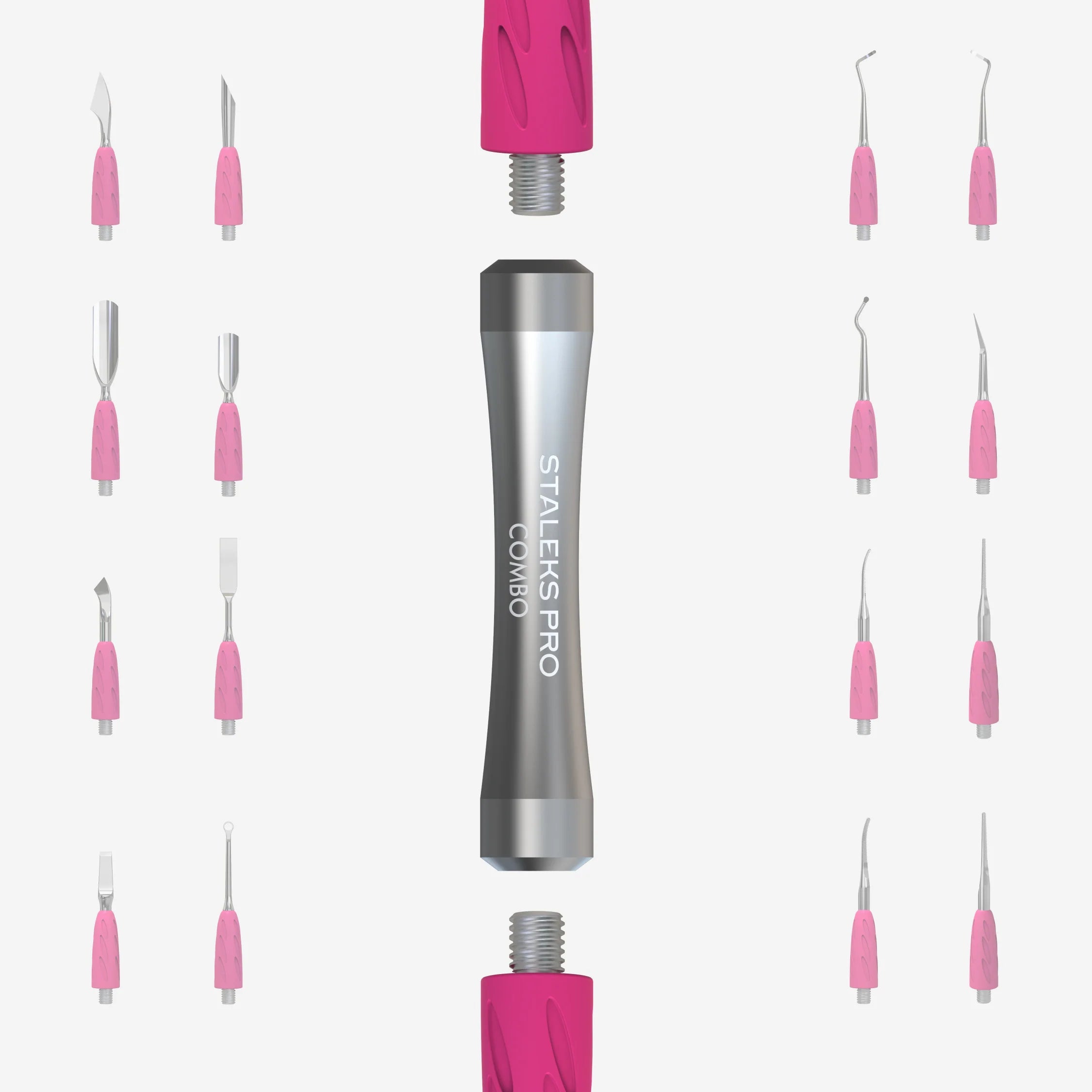 STALEKS PRO MANGO EMPUJADOR COMBO UNIQ 10B GRIS PIEZA REEMPLAZABLE