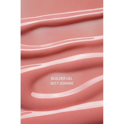 DNKa' BUILDER GEL NEW FORMULA #0017 JOANNE en textura suave, ideal para manicura profesional uñas.