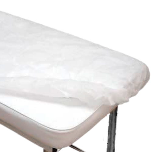 PAQUETE SABANA DESECHABLE AJUSTABLE CUBRECAMILLA 65X180