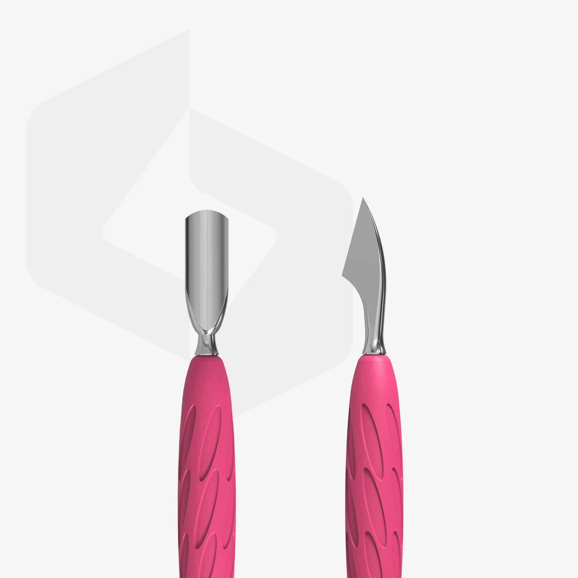 STALEKS PRO EMPUJADOR DE MANICURA UNIQ 10 "GUMMY" MANGO DE SILICONA 10/3