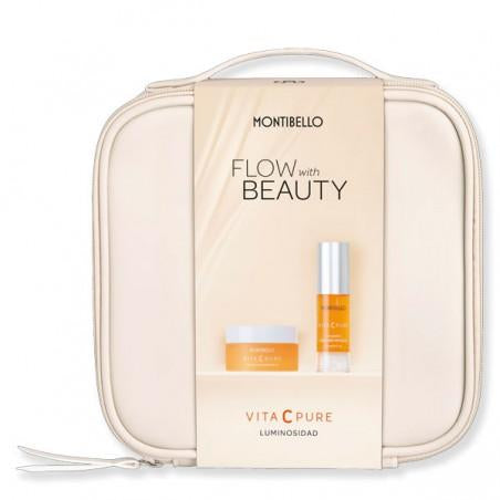 PACK VITA C PURE LUMINOSIDAD FLOW WITH BEAUTY-VITAMIN C EMULSION SPF 15 50ML+COLLAGEN INFUSION 30ML PIEL MIXTA