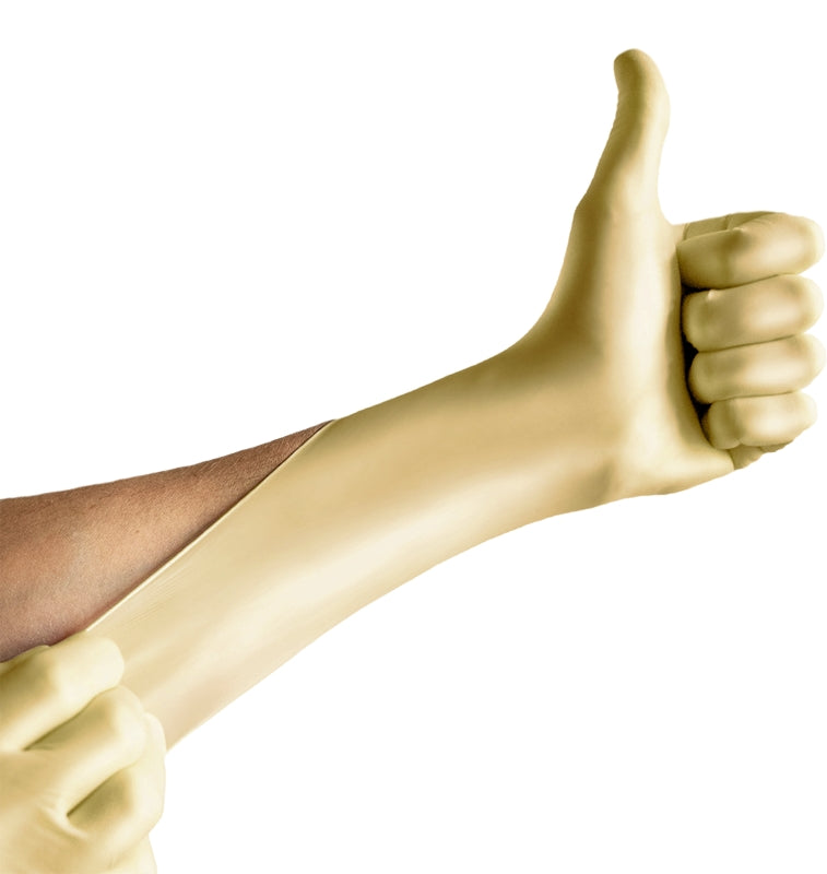 GUANTES NITRILO ESPEON ORO PERLADO TALLA M 100 UDS
