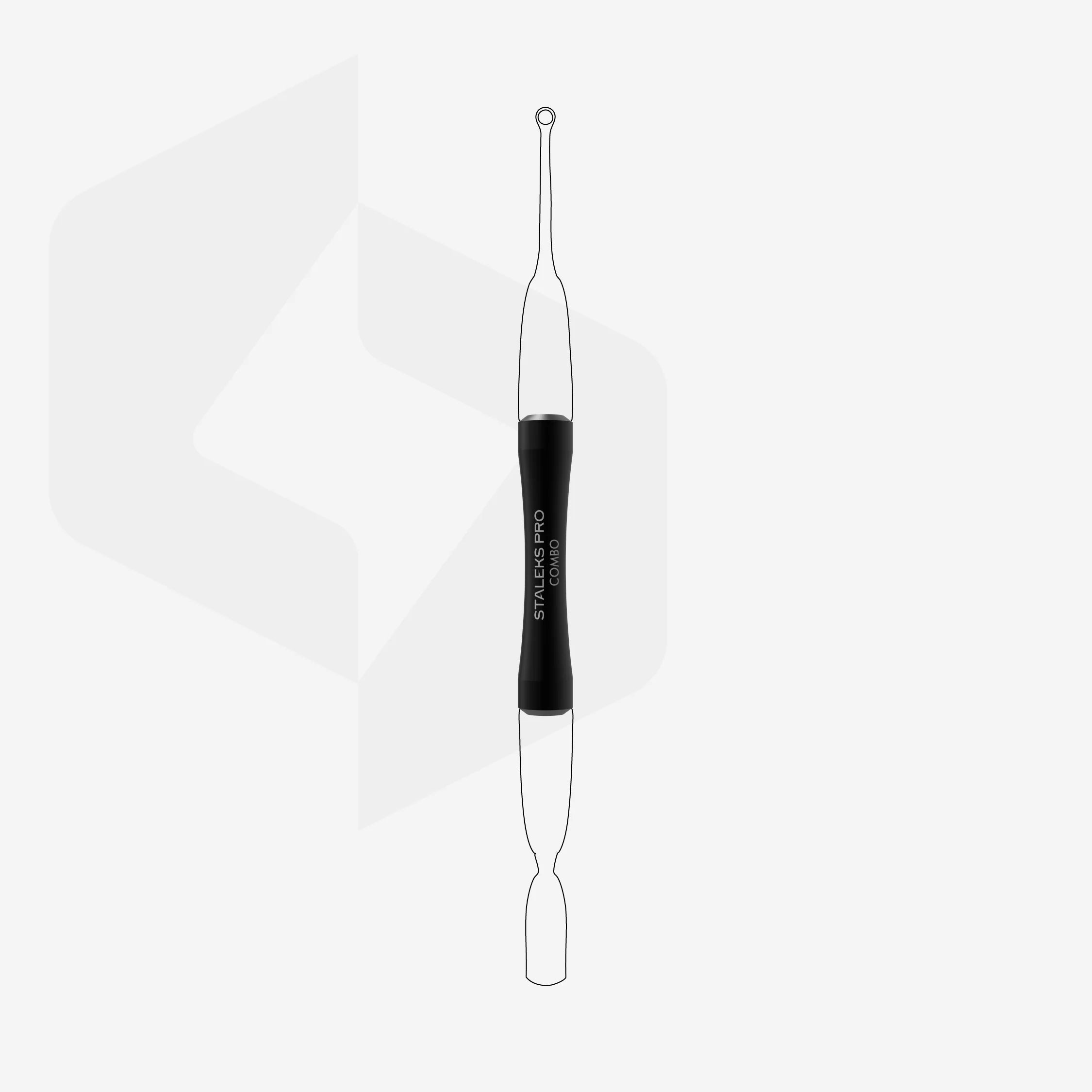 STALEKS PRO MANGO EMPUJADOR COMBO UNIQ 10 NEGRO PIEZA REEMPLAZABLE