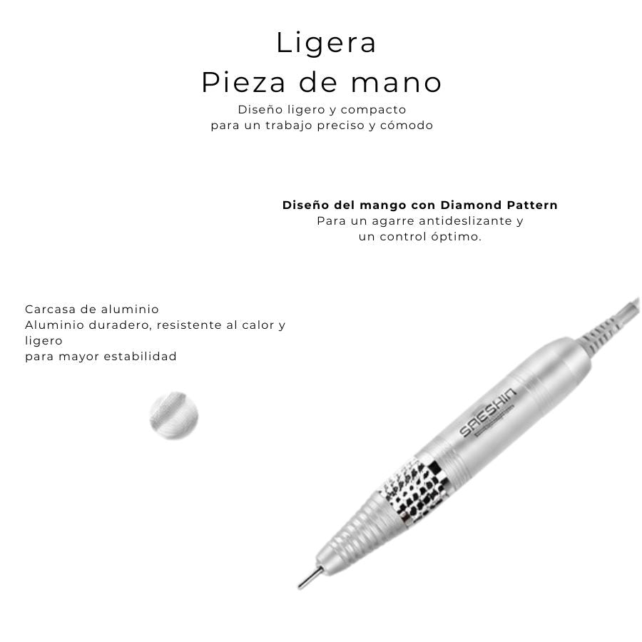 SAESHIN TORNO MICROMOTOR THUMB DIGITAL PORTATIL BLANCO 30.000 RPM
