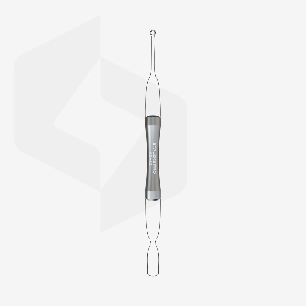 STALEKS PRO MANGO EMPUJADOR COMBO UNIQ 10B GRIS PIEZA REEMPLAZABLE