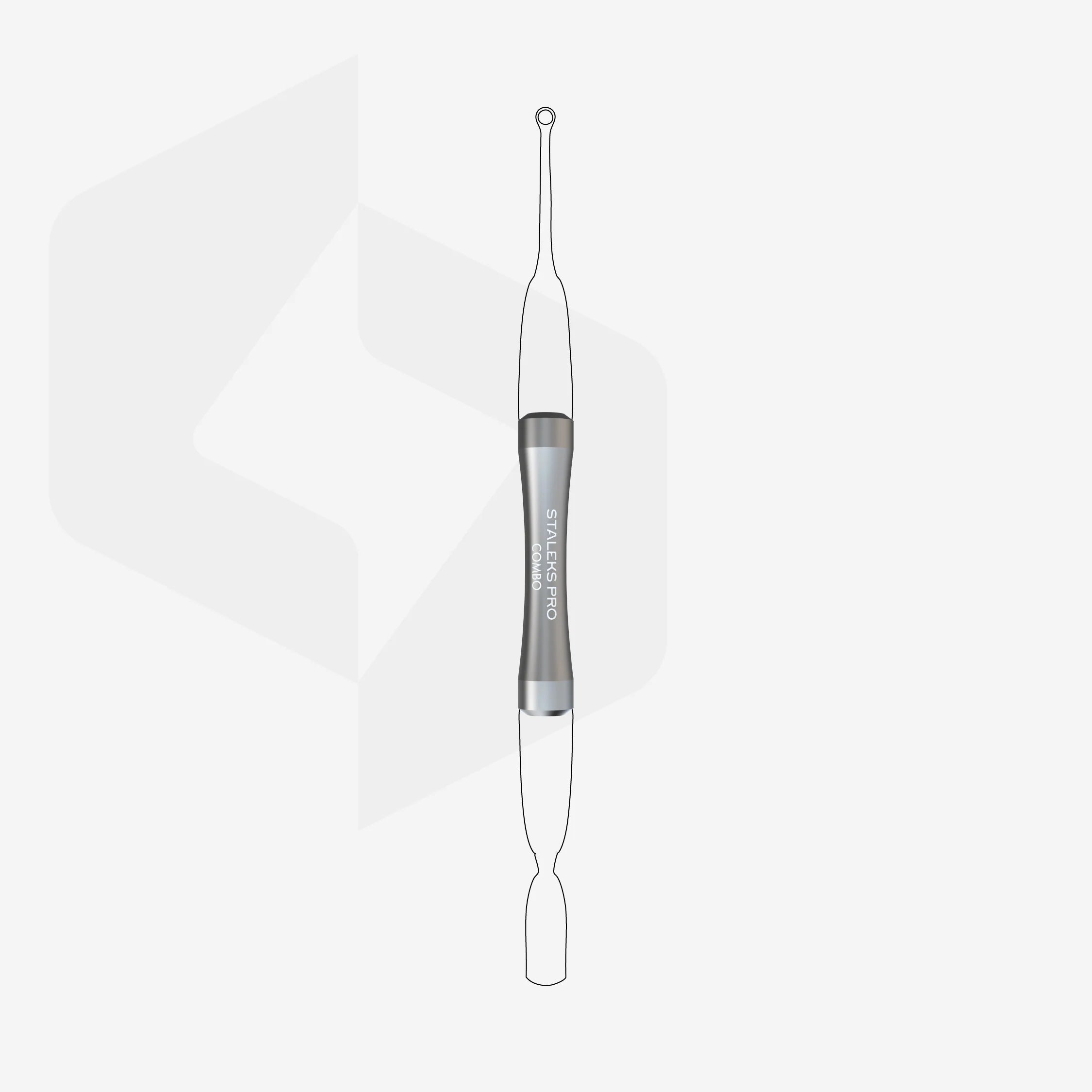 STALEKS PRO MANGO EMPUJADOR COMBO UNIQ 10B GRIS PIEZA REEMPLAZABLE
