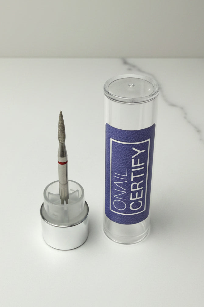 FRESA DIAMANTE LLAMA ROJA 2,1MM PARA MICROMOTOR O'NAIL