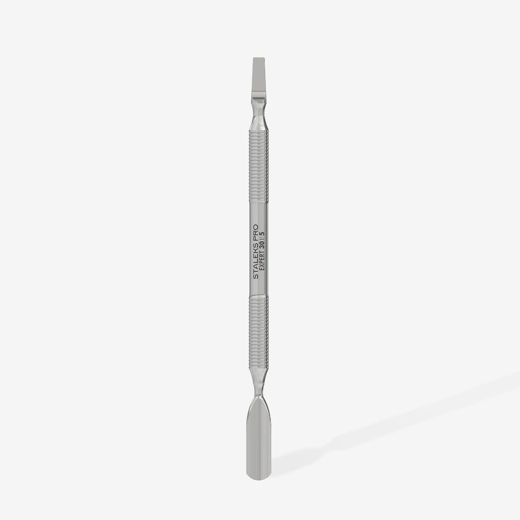 STALEKS PRO EMPUJADOR DE MANICURA EXPERT 30/5 CUCHARA/CUCHILLA PLANA