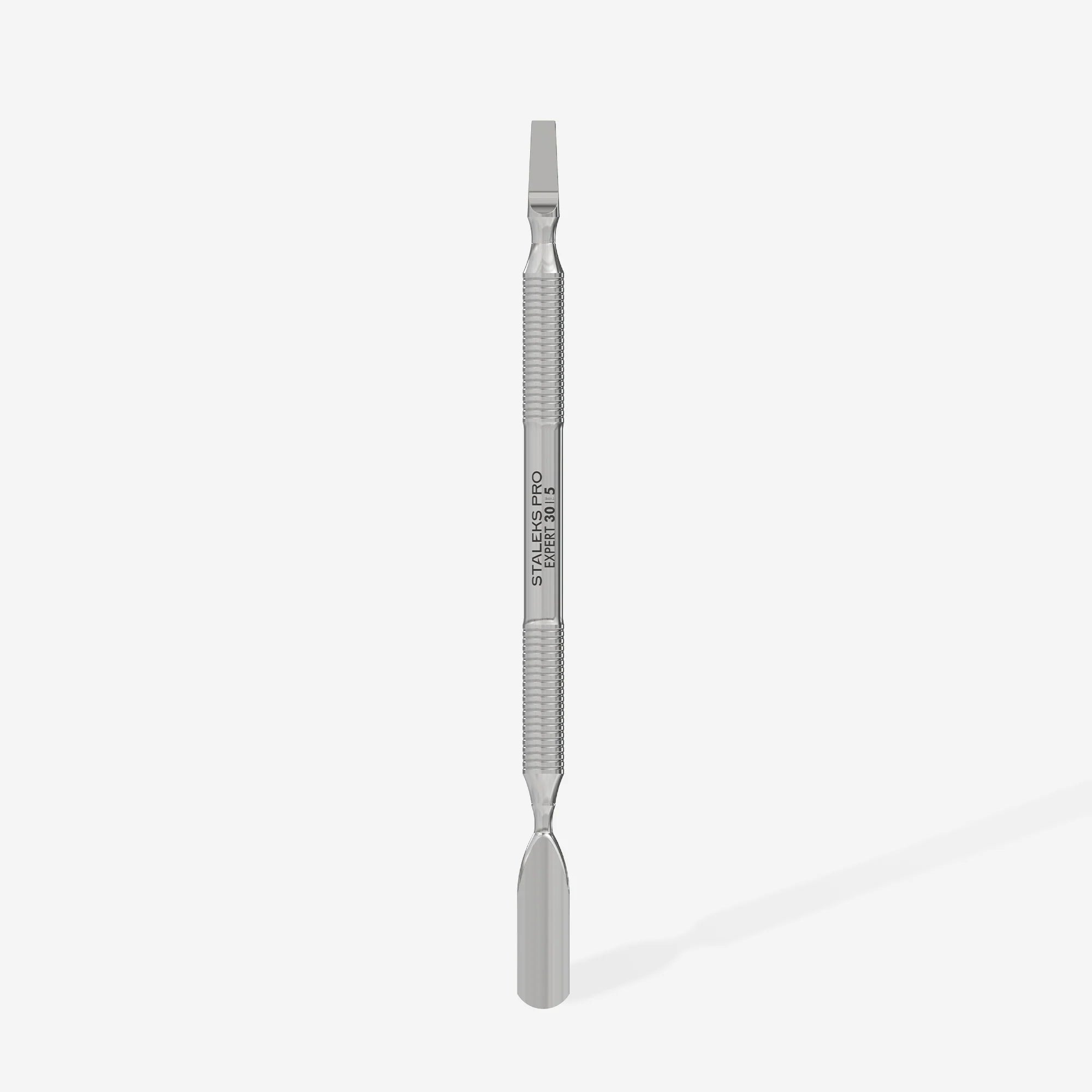 STALEKS PRO EMPUJADOR DE MANICURA EXPERT 30/5 CUCHARA/CUCHILLA PLANA