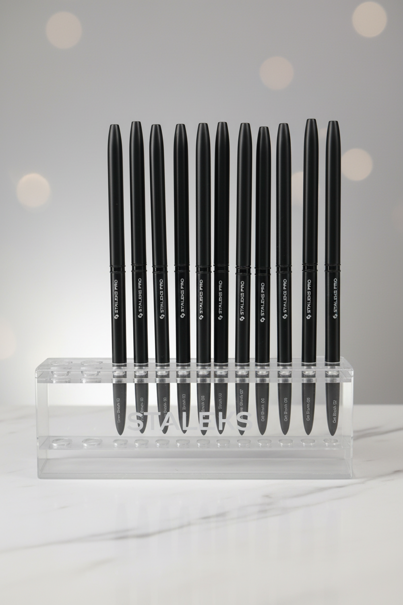 Colección de Pinceles Staleks Pro – Kit Profesional de 10 Pinceles