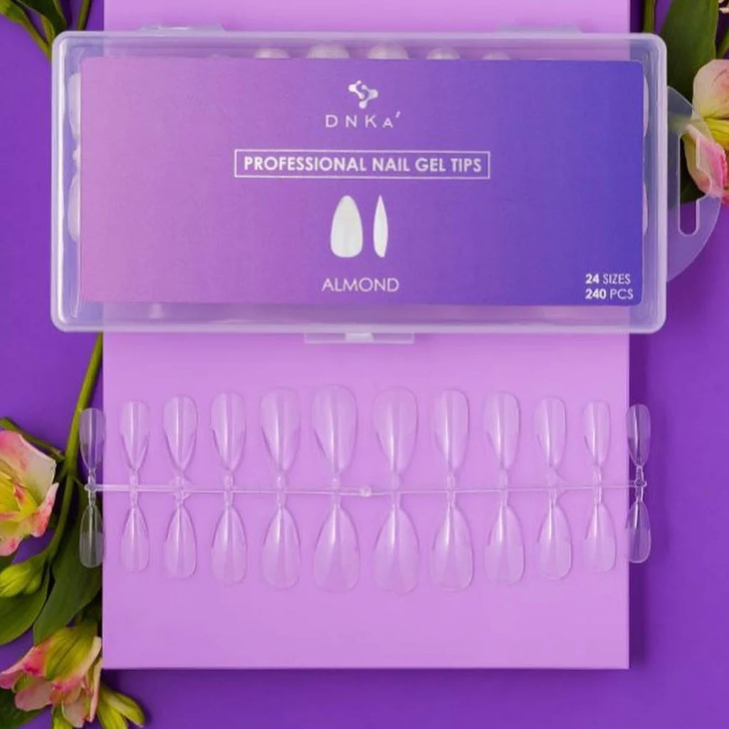 TIPS GEL DNKA ALMOND 240 PCS