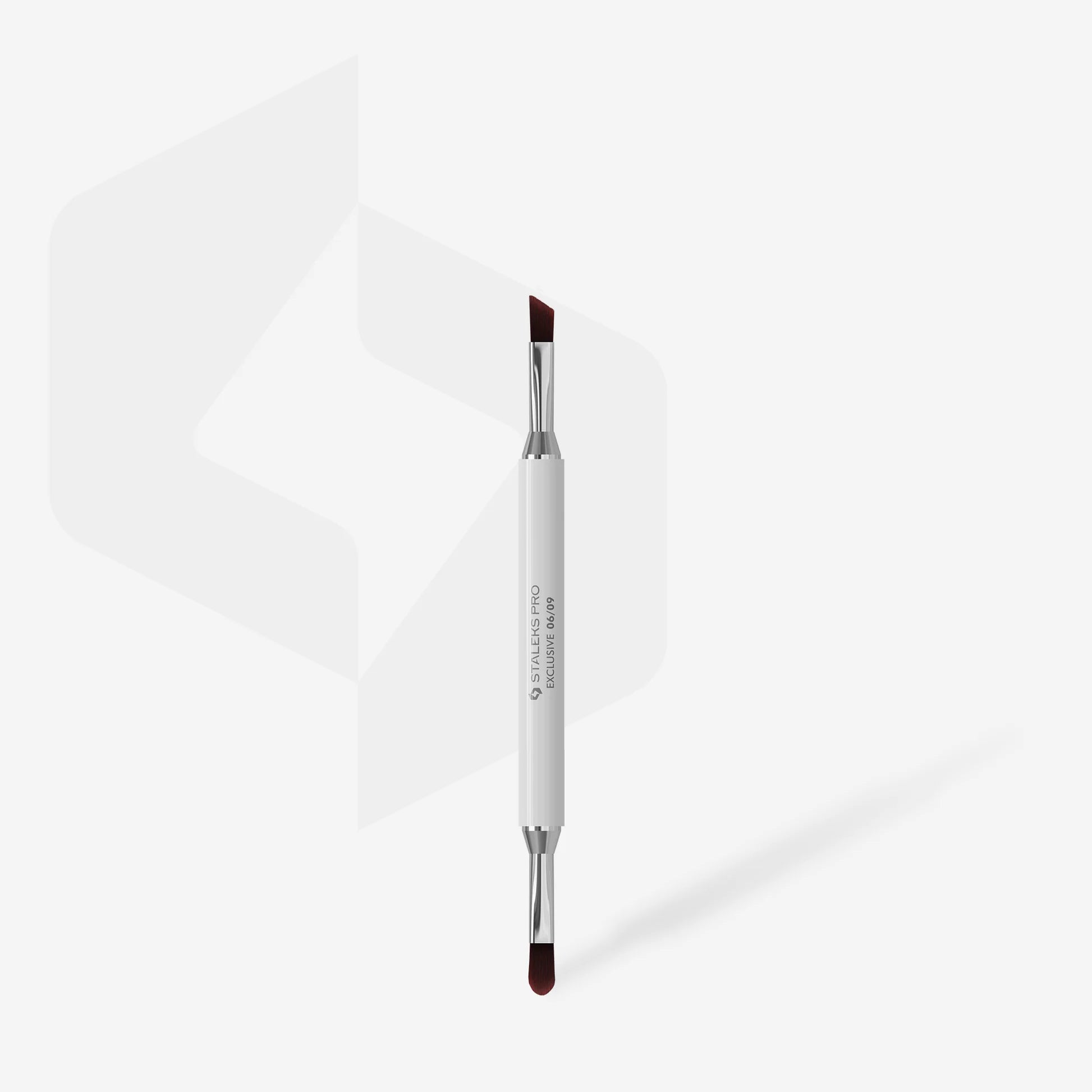 STALEKS PRO PINCEL EXCLUSIVE 06/09 DOBLE PUNTA BLANCO GEL 11MM / GEL 9MM