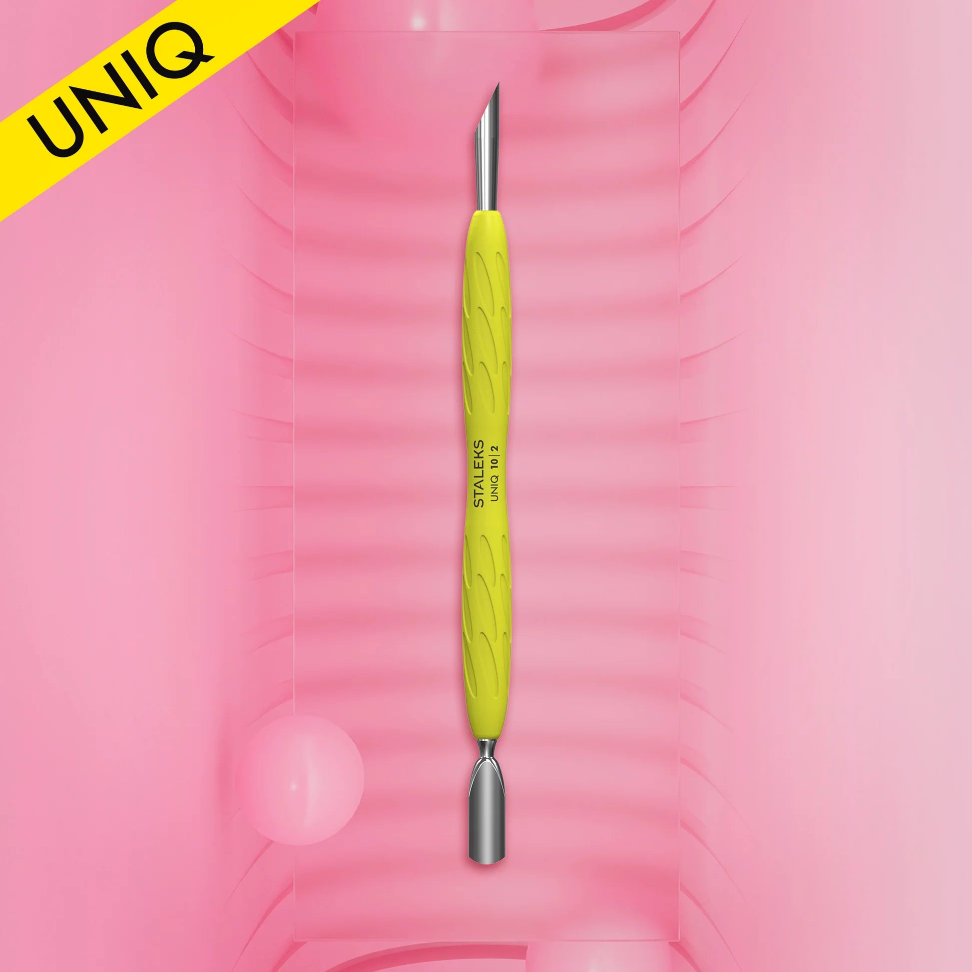 STALEKS PRO EMPURRADOR DE CUTÍCULAS UNIQ 10 "GUMMY" CABO DE SILICONE 10/4,2