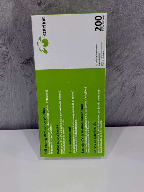 BOLSA ESTERILIZACIÓN  AUTOADHESIVAS 135/283 MM 200 UNI.