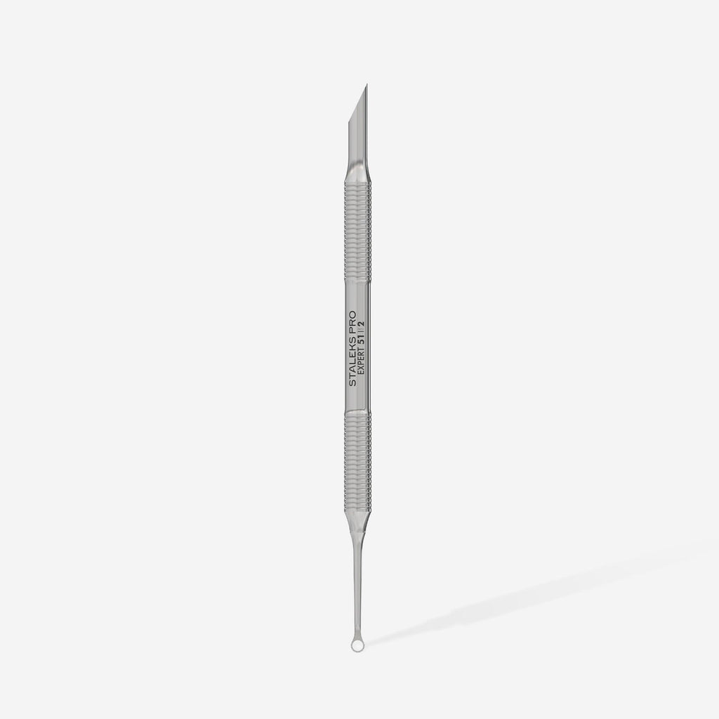 STALEKS PRO EMPUJADOR DE MANICURA EXPERT 51/2 PALITO DE NARANJO Y ANILLO