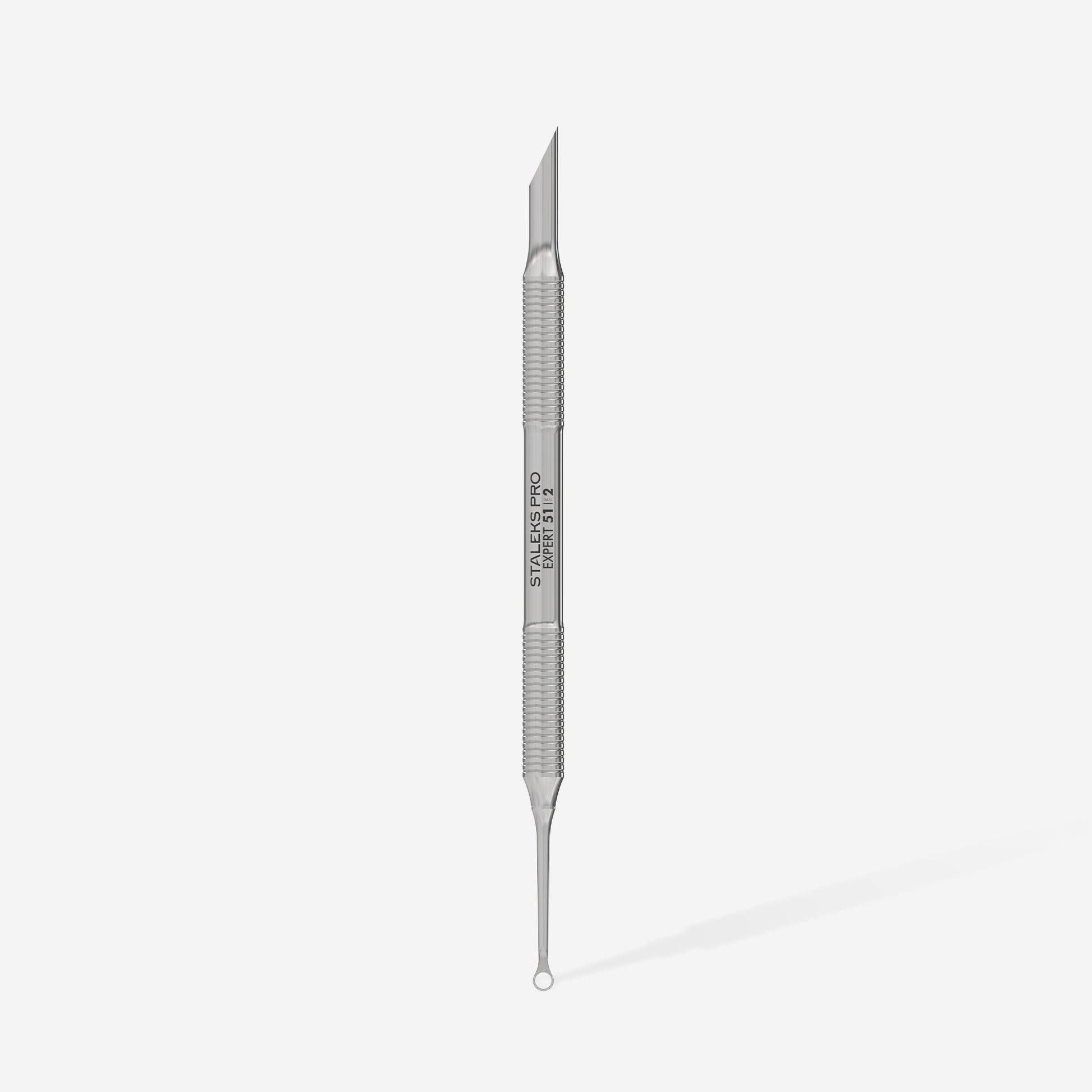 STALEKS PRO EMPUJADOR DE MANICURA EXPERT 51/2 PALITO DE NARANJO Y ANILLO