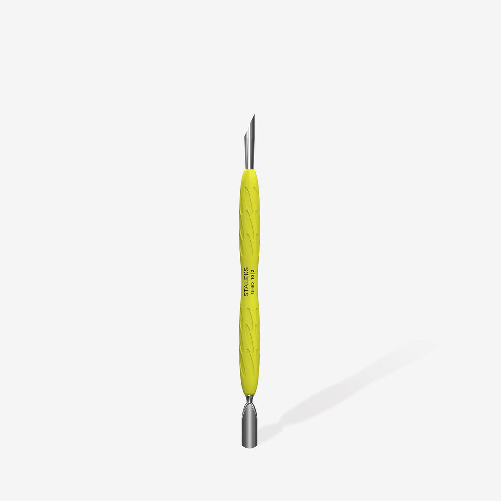 STALEKS PRO EMPURRADOR DE CUTÍCULAS UNIQ 10 "GUMMY" CABO DE SILICONE 10/4,2