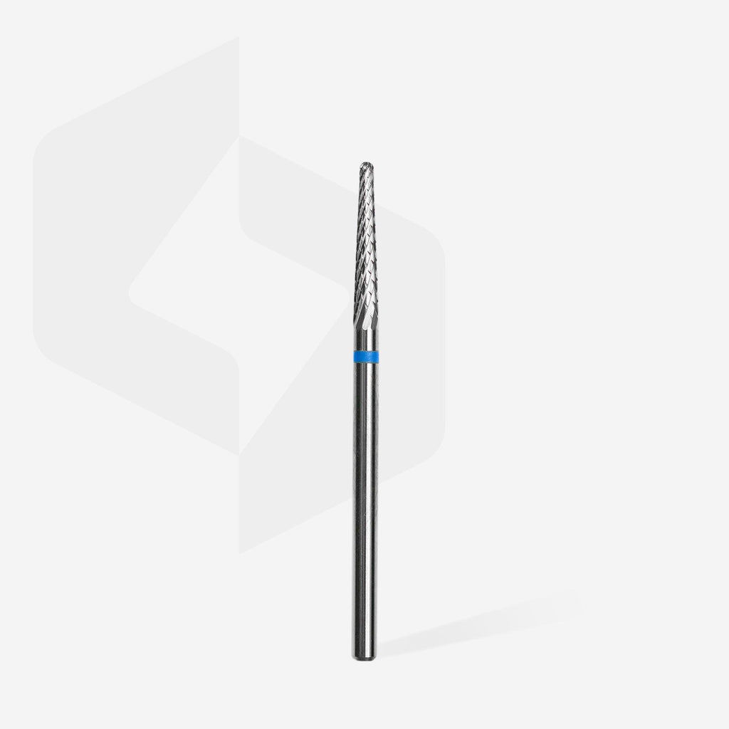 STALEKS PRO BROCA DE CARBURO EXPERT CONO AZUL DIÁMETRO 2,3MM / PARTE ÚTIL 14MM