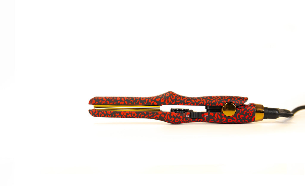 KIT PLANCHA C1 + TENACILLAS C-TRIP RED LEOPARD