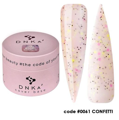 RUBBER BASE COVER DNKa' #0061 CONFETTI
