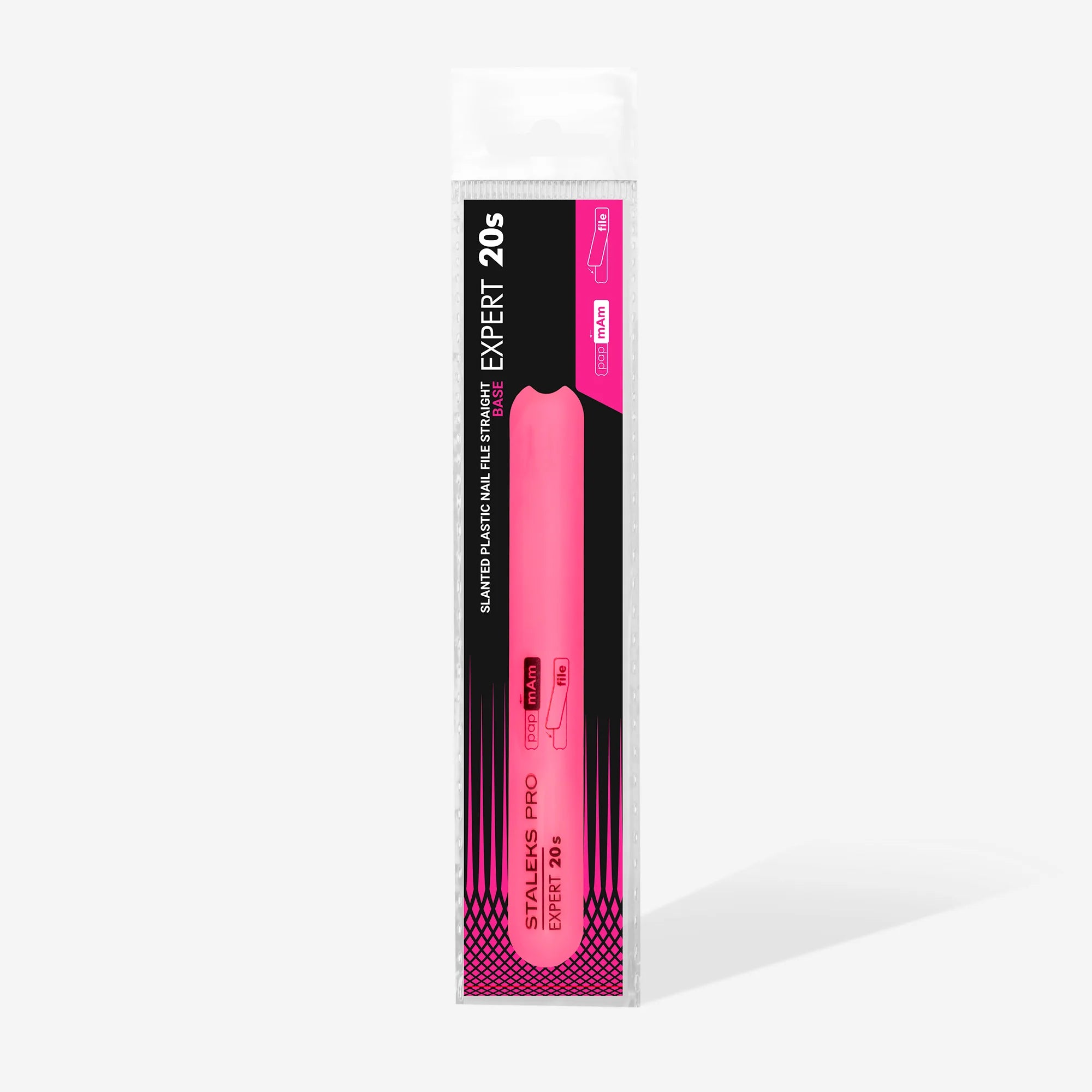 STALEKS PRO BASE LIMA RECTA PLÁSTICO BISELADO EXPERT 20S (130MM)