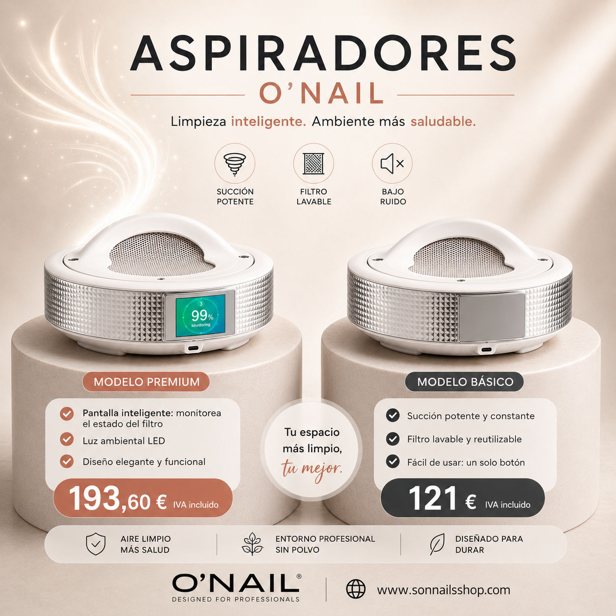 O'NAIL ASPIRADOR INTELIGENTE TORNADO No.1