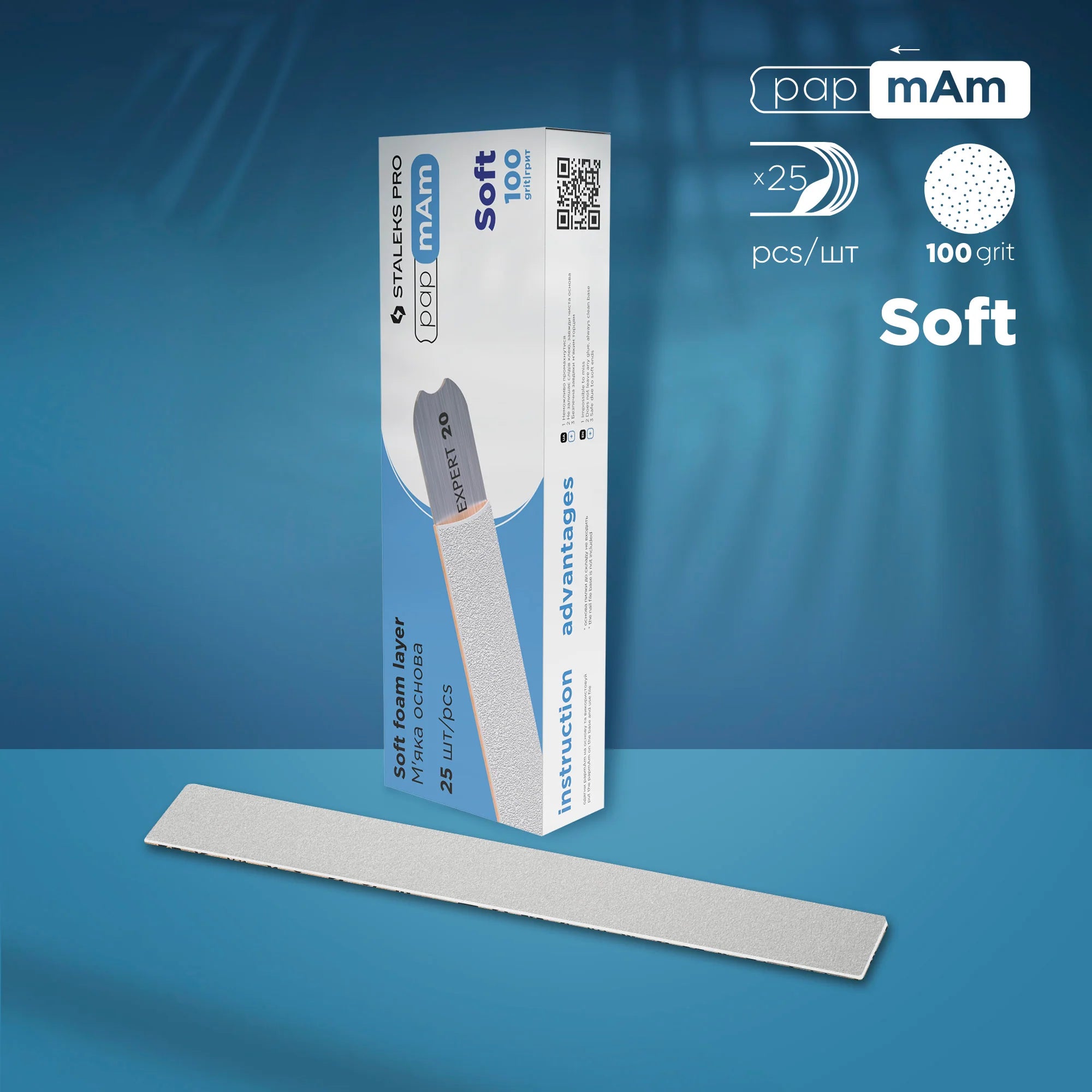 STALEKS PRO LIMAS DESECHABLES PAP MAM SOFT EXPERT 20 GRANO 100 (25 UNID.)