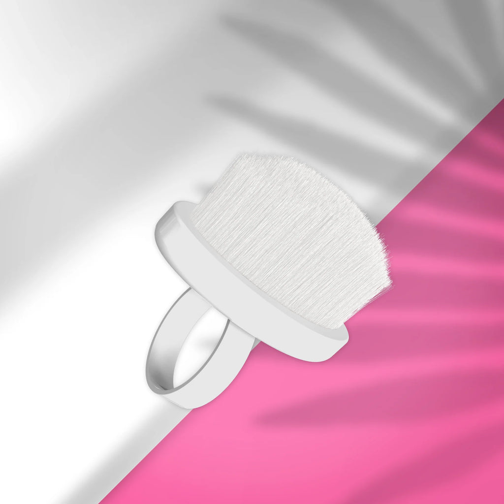 STALEKS PRO EXPERT 03 CEPILLO DE MANICURA PARA ELIMINAR POLVO CON MANGO DE ANILLO MINI (10 UDS.)