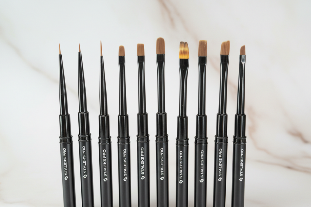 Colección de Pinceles Staleks Pro – Kit Profesional de 10 Pinceles