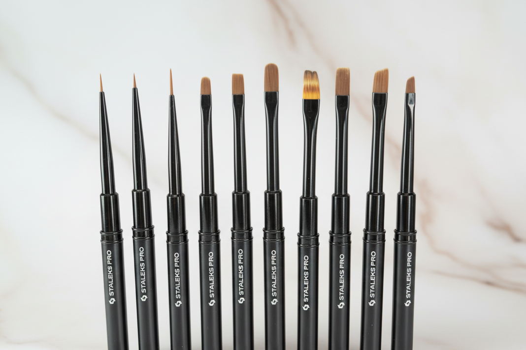 Colección de Pinceles Staleks Pro – Kit Profesional de 10 Pinceles