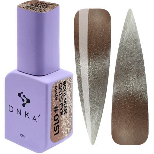 DNKa' COLOR GEL POLISH 0018 CAT EYE BOHEMIAN #0151 12ML