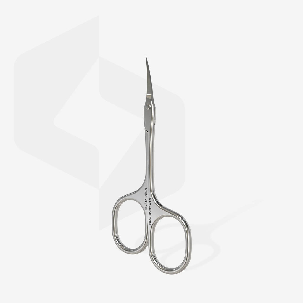 STALEKS PRO UNIQ SQ-30/4 TIJERAS PROFESIONALES CUTÍCULAS ASYMMETRIC