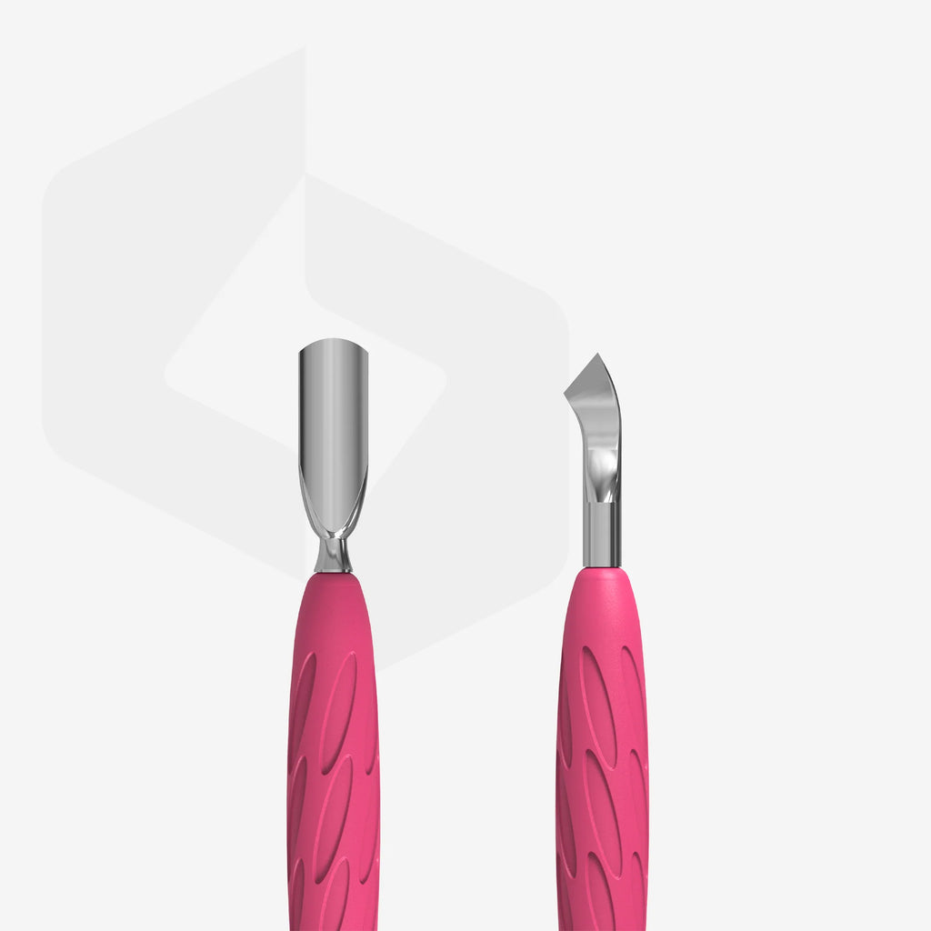 STALEKS PRO EMPUJADOR DE MANICURA UNIQ 10 "GUMMY" MANGO DE SILICONA 10/4,2