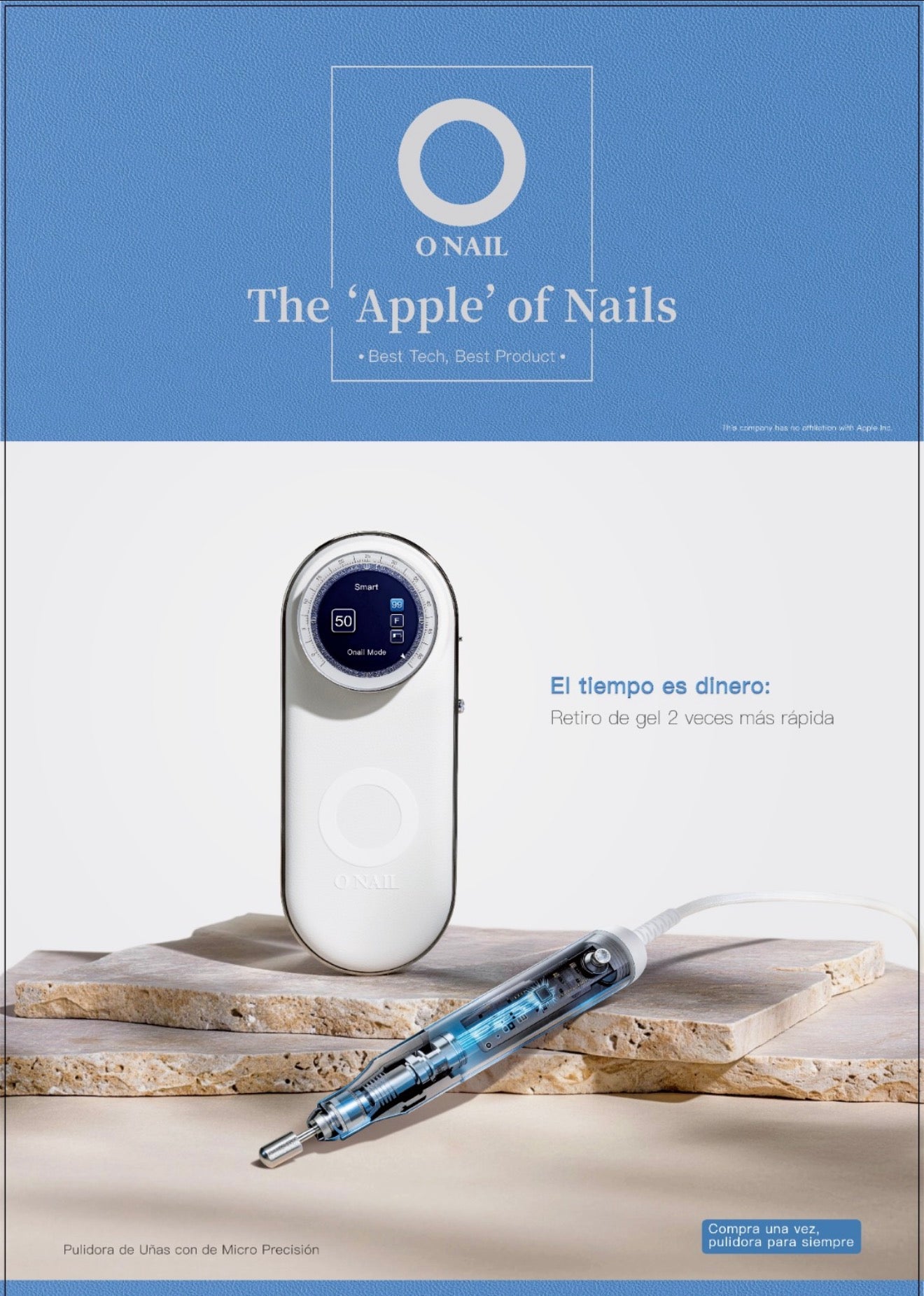 O'NAIL TORNO MICROMOTOR IA PROFESIONAL 1 PIEZA DE MANO 96W 50000 RPM