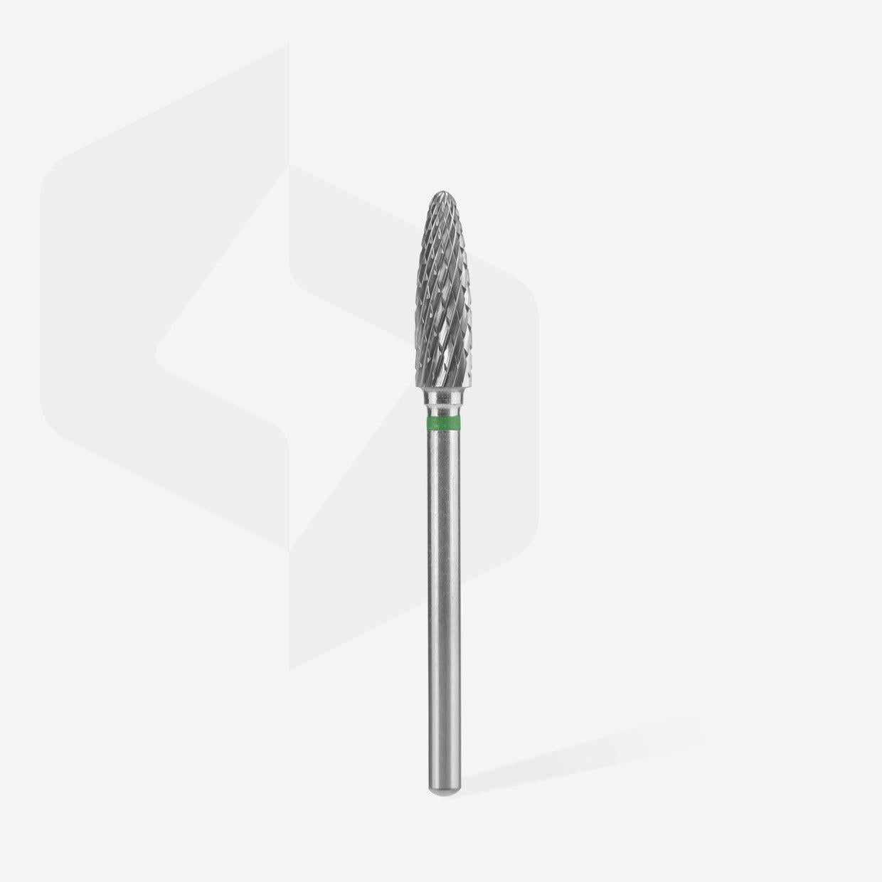 STALEKS PRO BROCA DE CARBURO EXPERT CONO VERDE DIÁMETRO 4MM / PARTE ÚTIL 14MM
