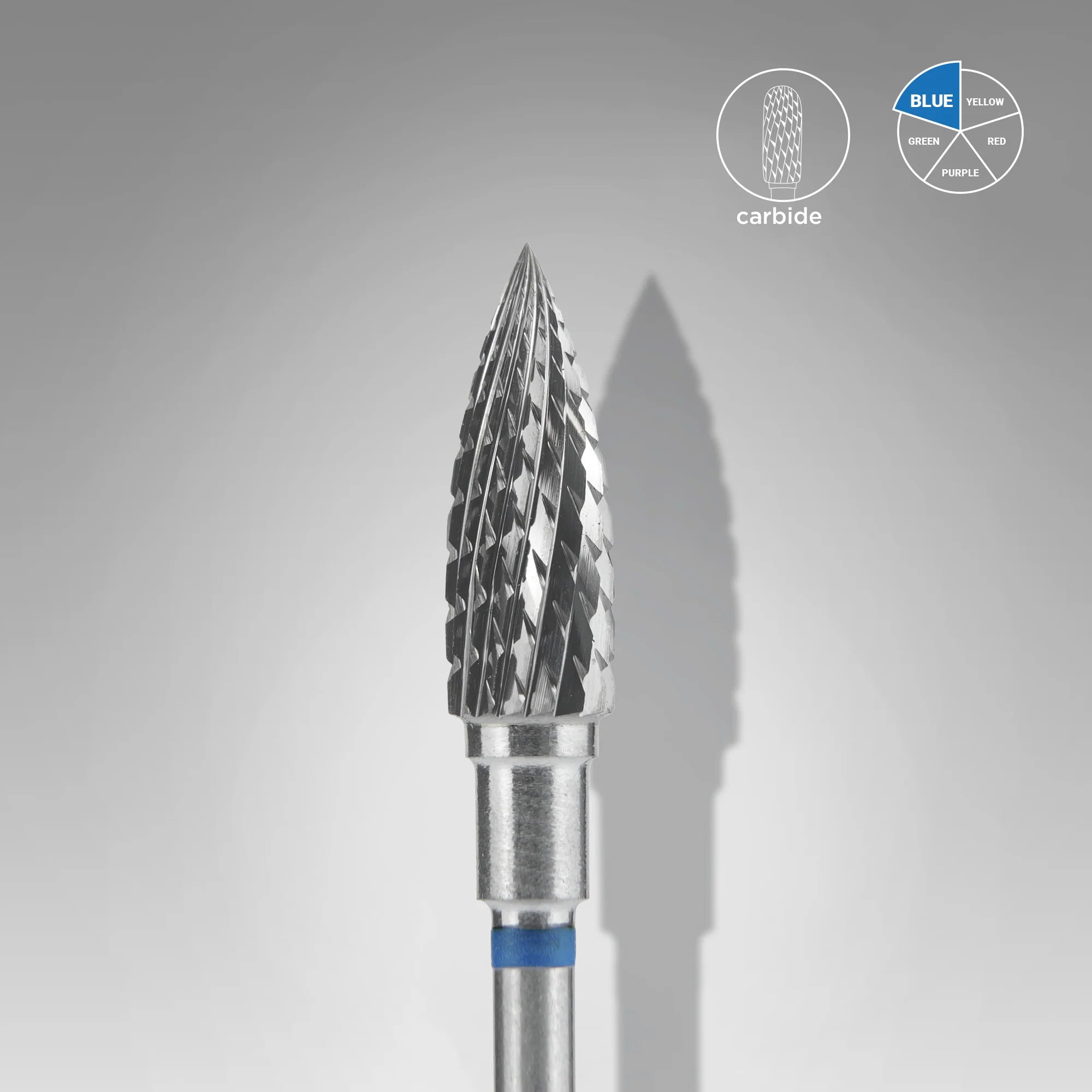 STALEKS PRO BROCA DE CARBURO EXPERT AZUL DIÁMETRO 5MM / PARTE ÚTIL 13,5MM