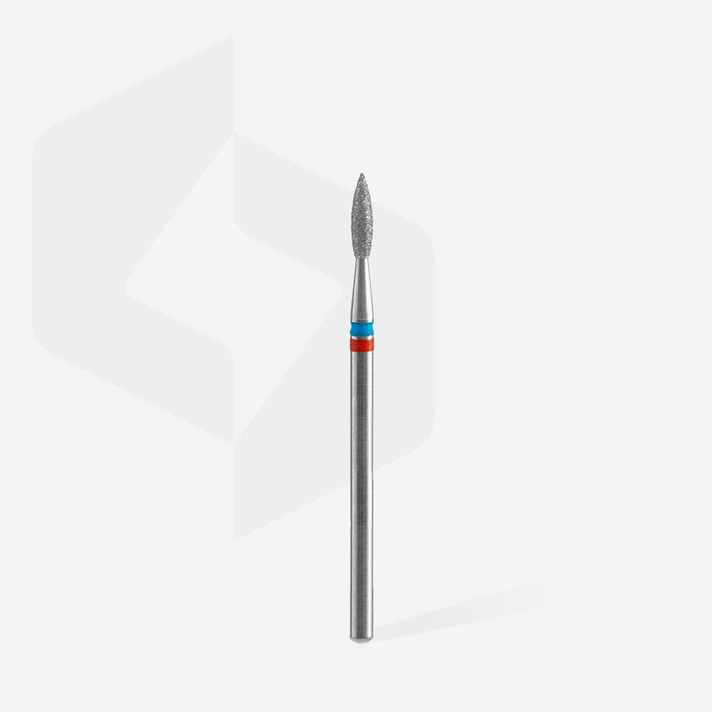STALEKS PRO EXPERT FRESA DE DIAMANTE LLAMA DUO ROJO/AZUL 21/8MM