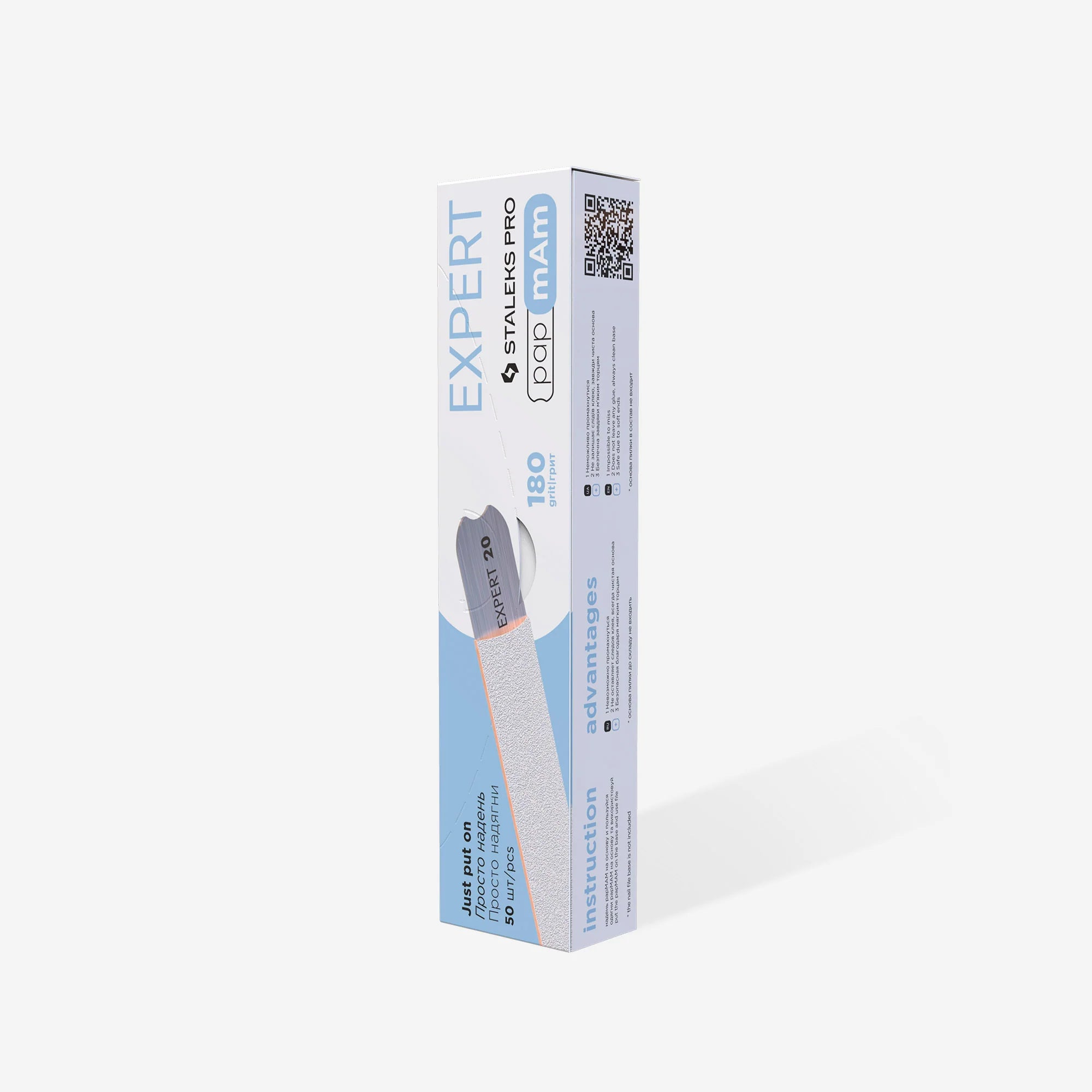 STALEKS PRO LIMAS DESECHABLES PAP MAM EXPERT 22 GRANO 180 (50 UNID.)