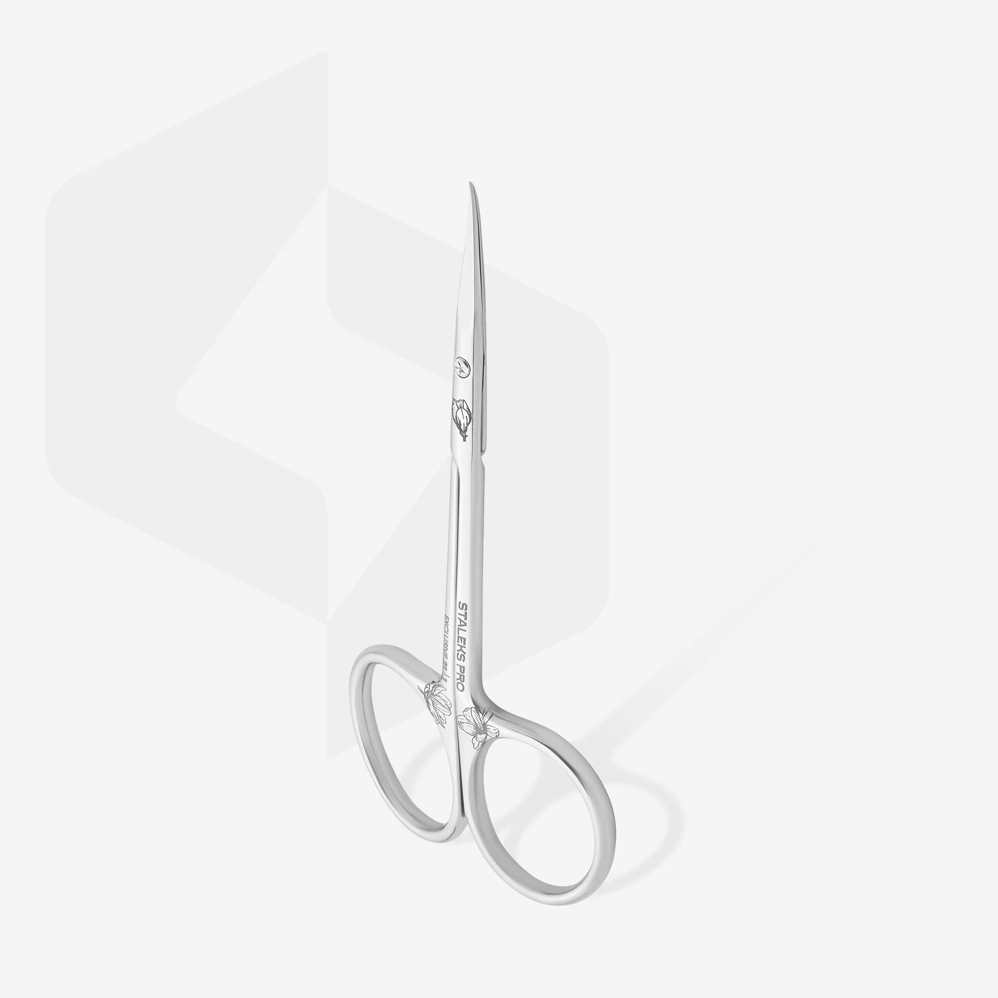 STALEKS PRO SX-21/1 EXCLUSIVE MAGNOLIA TIJERAS PROFESIONALES CUTÍCULAS CON GANCHO