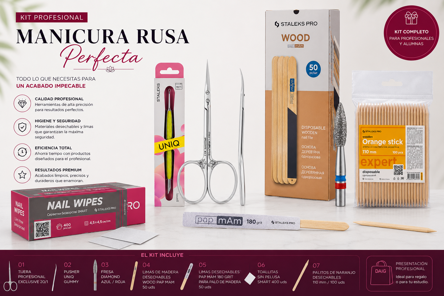 KIT MANICURA RUSA PERFECTA