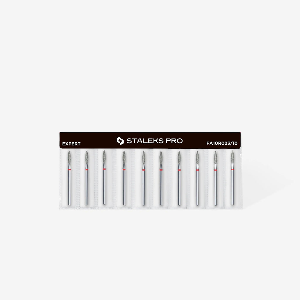 STALEKS PRO EXPERT FRESA DE DIAMANTE LLAMA ROJA 23/10MM