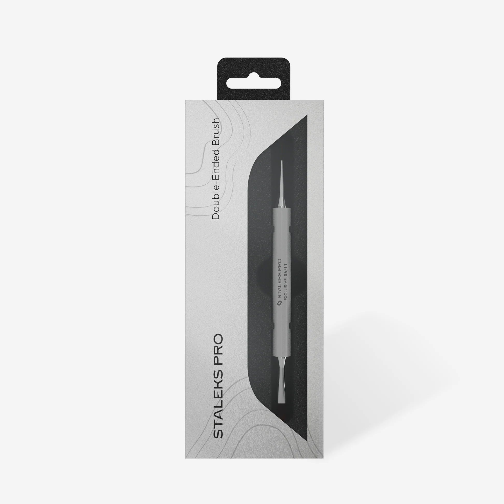 STALEKS PRO PINCEL EXCLUSIVE 06/11 DOBLE PUNTA BLANCO GEL 11MM / LINER 12MM